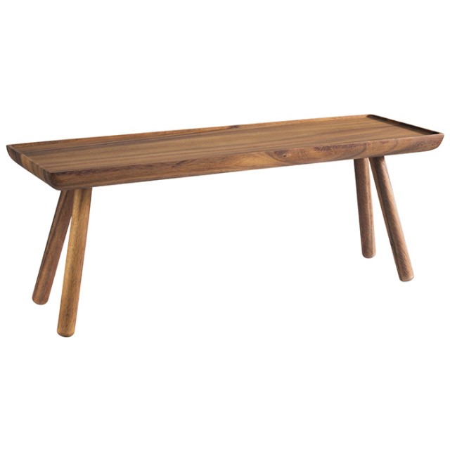APS GN 2/4 Buffetständer -ACACIA-, 53 x 16,2 cm, H: 20 cm, Akazienholz