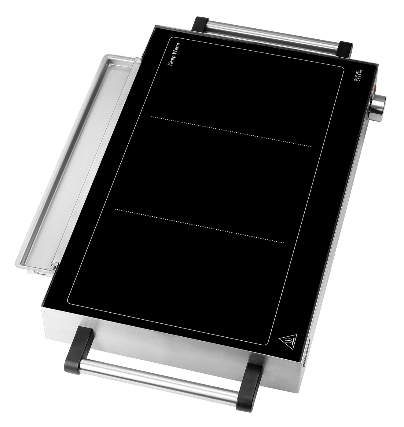 Bartscher Grillplatte GP2511GN | Temperaturbereich Grillfunktion von: 80 °C | Maße: 65,5 x 41,5 x 86 cm. Gewicht: 7,9 kg