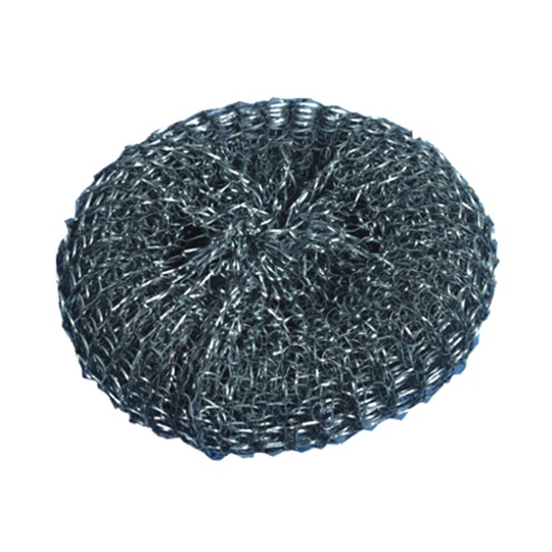 10 Topfreiniger, Draht rund Ø 12 cm · 3 cm silber , kratzend von Starpak