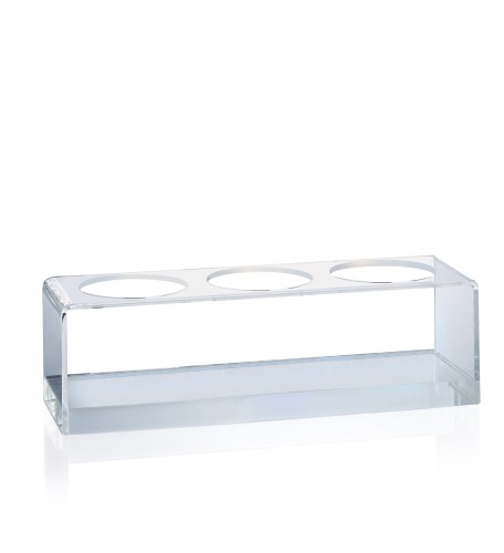 Quetschflaschenständer. Acryl. passend für 3 Quetschflaschen á 0,47 oder 0,75 ltr. aus