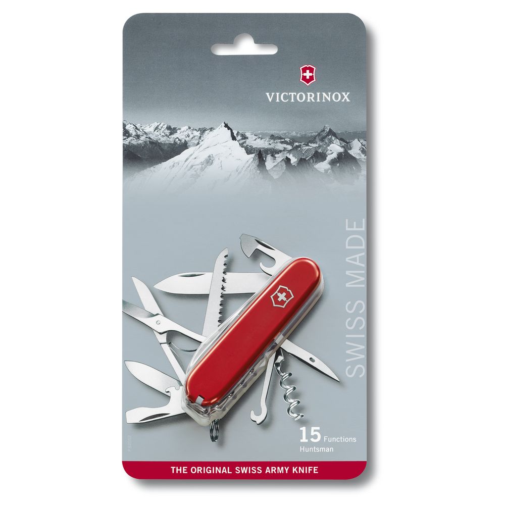 Victorinox Offizierm. rot, mit gross Blister