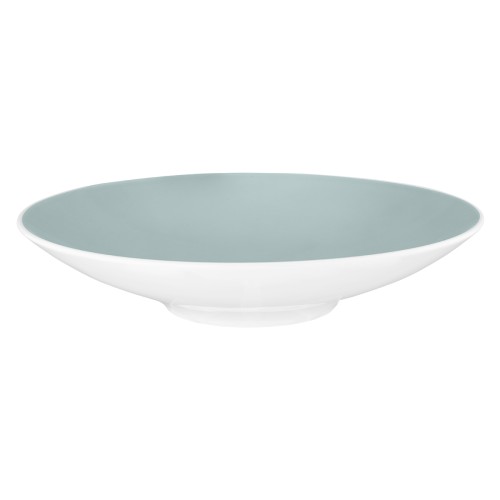 Seltmann Pasta-/Salatteller 26 cm, rund, Form: Life, Dekor: 25674 Fashion green chic, hohe Kantenschlagfestigkeit, Made in Germany