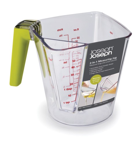 Joseph Joseph - 2-in-1 Messbecher - transparent/grün