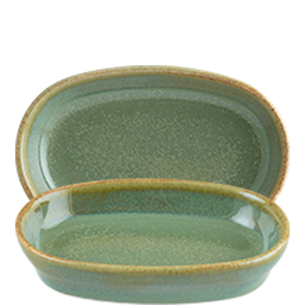 Bonna Sage Hygge Schale oval 10x6,5cm; 6cl, Reaktive Glasur, Porzellan