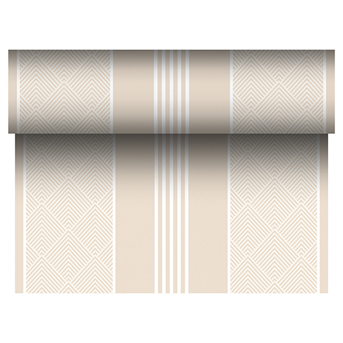 Tischläufer, stoffähnlich, PV-Tissue Mix "ROYAL Collection" 24 m x 40 cm champagner "Elegance" von PAPSTAR