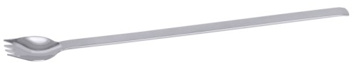 Probiergabel aus Edelstahl 18/10 Länge: 23 cm