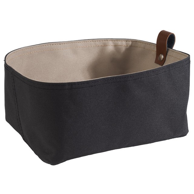 APS Brottasche, 24 x 16 cm, H: 10,5 cm, Tetron, beige, dunkelgrau maschinenwaschbar bis 30 Grad