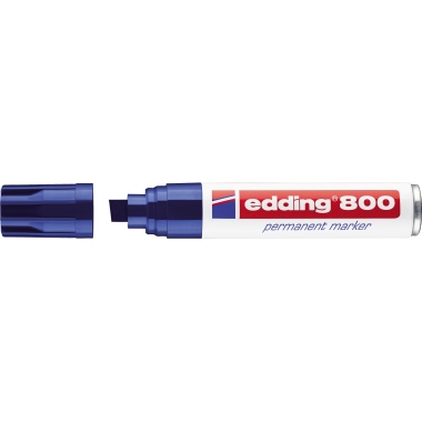 edding Permanentmarker 800 4-12mm blau Keilspitze nachfüllbar