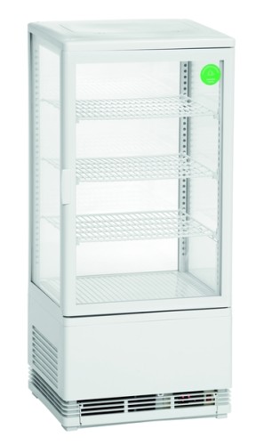 NEUMÄRKER Kühlvitrine 78 Liter weiß 425 x 380 x 960 mm