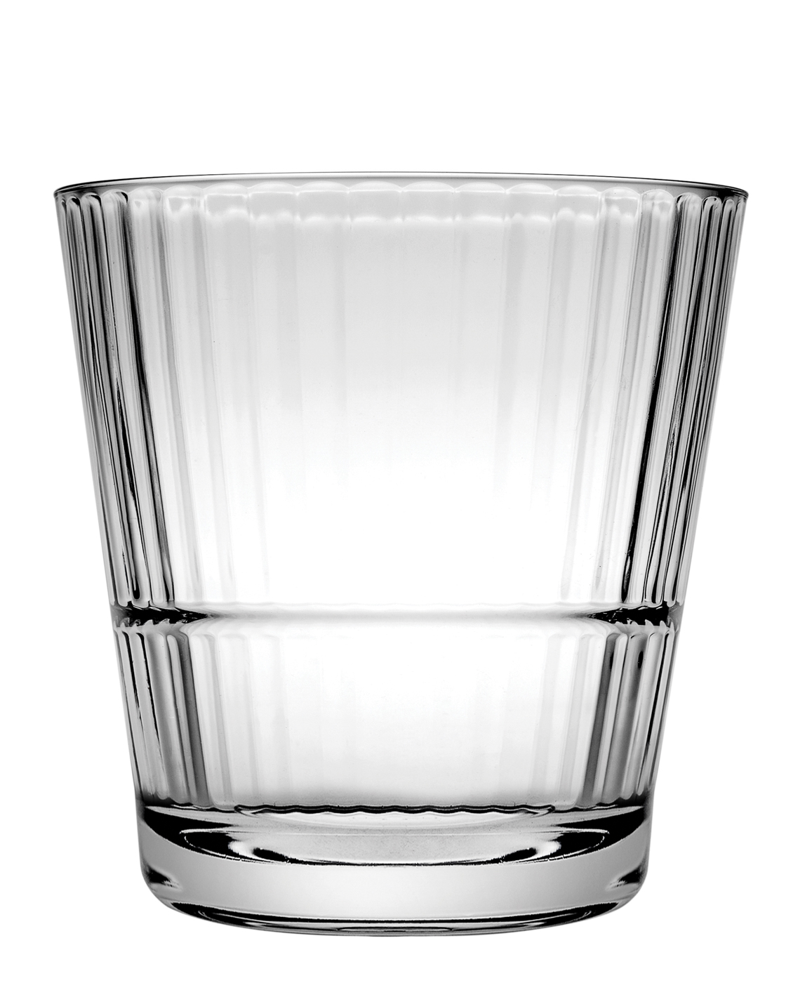Whiskyglas Pasabahce Grande Sunray, 0,39 ltr., Ø 6,7 cm, Set á 12 Stück, Glas