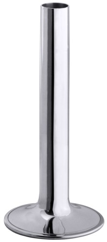 Blumenvase/Kerzenhalter aus Edelstahl 18/10, hochglänzend, extra schwere Qualität Höhe: 18,5 cm, Bodendurchmesser: 8,5 cm, Durchmesser