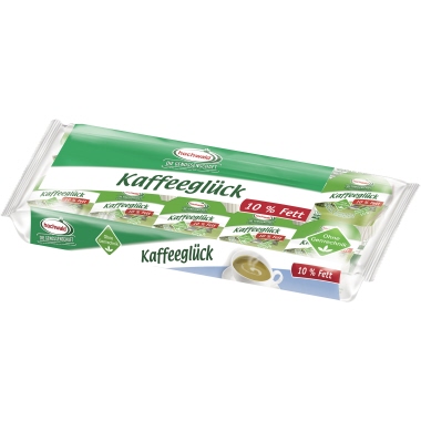 hochwald Kondensmilch 10% 10 x 10 g/Pack., Portionspackungen, Fettgehalt: 10 %, 10 x 10 g/Pack. Ultrahocherhitzt und