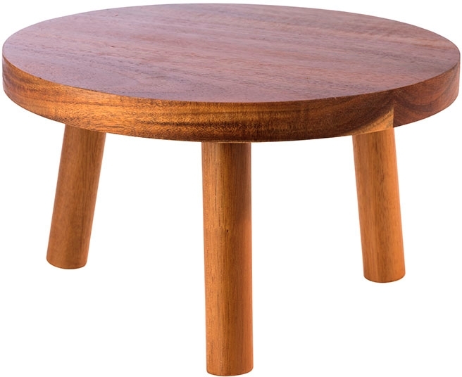 APS Buffetständer SIERRA, Durchmesser: 250 mm, Höhe: 150 mm, Akazienholz