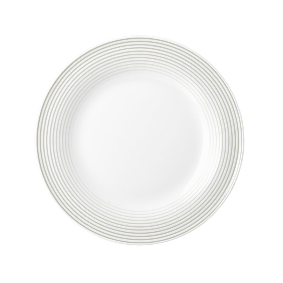 Seltmann Teller flach 17 cm, Form: Blues, Dekor: 57718 Perlgrau