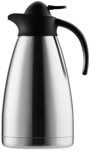 Helios Edelstahl-Isolierkanne Safir 1,5 l schwarz