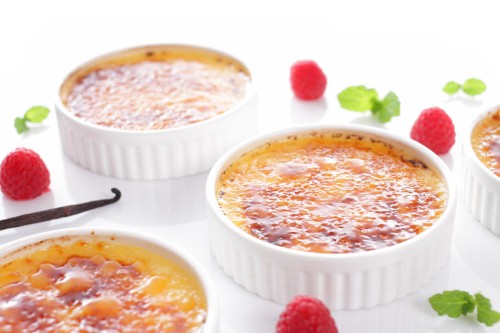 Auflaufförmchen 100x100x25 mm, Porzellan, cremefarben