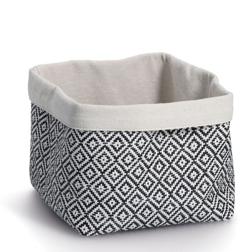 Aufbewahrungskorb "Mosaik", Baumwolle/Papier. Länge: 285 mm. Breite: 285 mm. Höhe: 280 mm