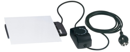 WMF Heizplatte rechteckig mit Regler | Maße: 32,7 x 20,5 x 7 cm