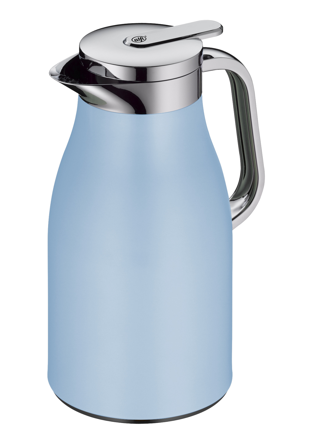 Isolierkanne Skyline pastel water mat 1,0 l; by pearl creative Christian Rummel & Tim Storti; hochwertiger Edelstahl mit Hartglaseinsatz