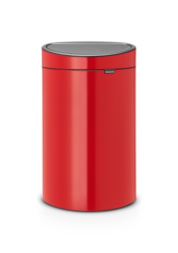 Touch New Abfallbehälter 40 Liter, Brabantia - Einfarbiger Abfalleimer. Korpus und Deckel haben die gleiche Farbe. Verbessertes 'Soft-Touch'
