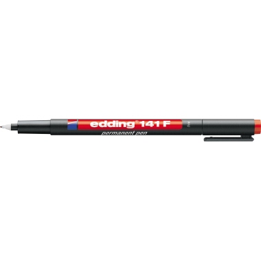 edding Folienstift 141 F 0,6mm rot nicht dokumentenecht