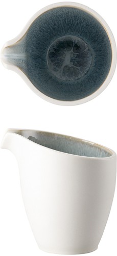 Junto Aquamarine Milchkännchen, aus Steinzeug - spülmaschinengeeignet