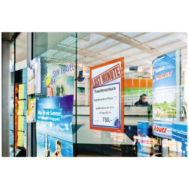 DURABLE Magnetrahmen DURAFRAME® DIN A4 orange 2 St./Pack.