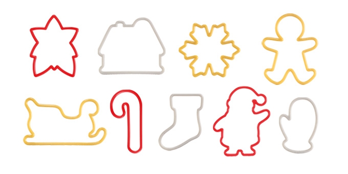 Ausstechformen Weihnachten DELÍCIA, 9 St.