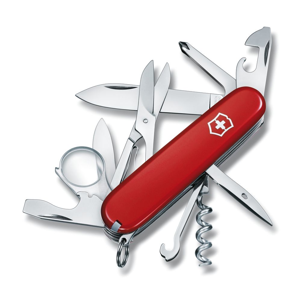 Victorinox Offiziersmesser, rot in gross Blister