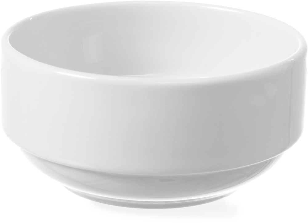 Schüssel Serie DELTA - Maße: ø 140 mm. Hotelporzellan weiss.