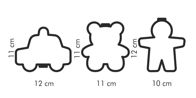 Universelle Spiegeleiform für Jungen DELICIA KIDS