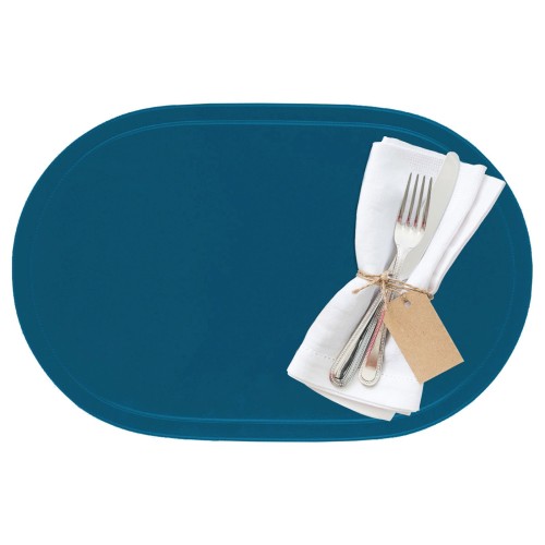 Westmark Tischset »Fun« oval, 45,5 x 29 cm, dunkelblau
