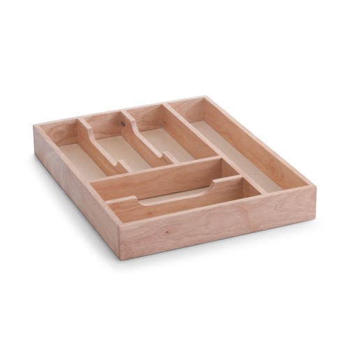 Zeller Besteckkasten, Gummibaum 34x43x6 cm