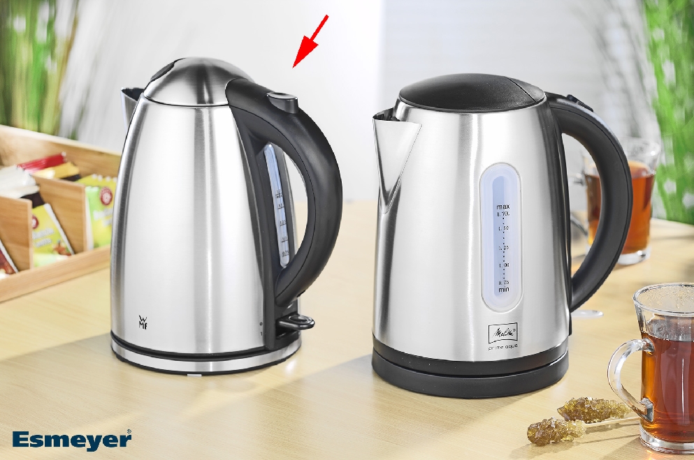 Wasserkocher WMF STELIO, Inhalt: 1,7 Liter, Leistung: 2.400 W, Maße: 25 x 22 x 17 cm,