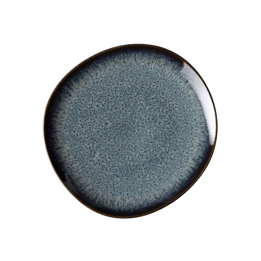 Villeroy und Boch Brotteller - Maße: 17,5 x 17 x 2 cm / Ser.: Lave gris