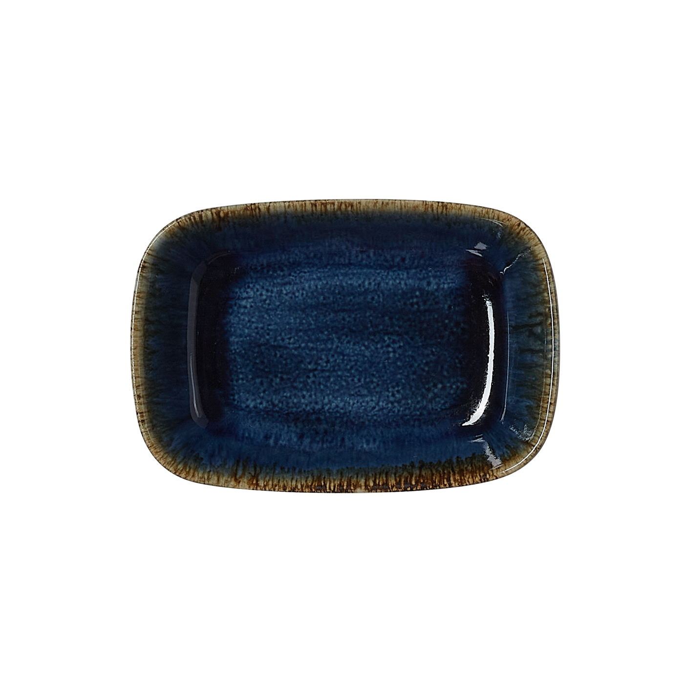 Schale, 12 x 8 cm, Set á 6 Stück, dark ocean, Porzellan , Farbe: Dark Ocean