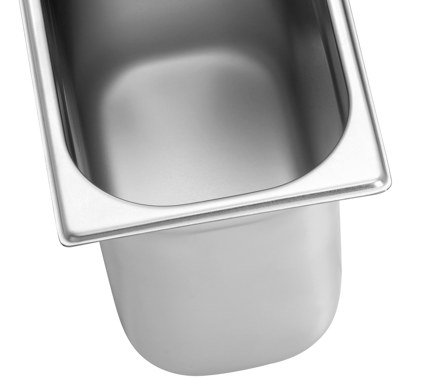 Bartscher GN-Behälter, 1/4, T200 | Ausführung:Ohne Perforation | Maße: 26,5 x 16,2 x 20,0 cm.Gewicht: 0,85 kg