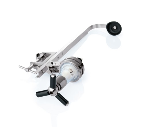 Regalhalterung für Flaschen. Aluminium. verstellbar von 24 - 34 cm, komplett mit 2 cl