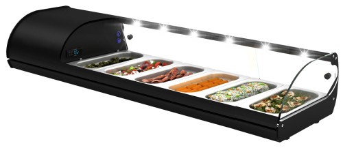 Neumärker Royal Cooling Tapas 6 Kompressor links, 6x GN 1/3 x 40 mm