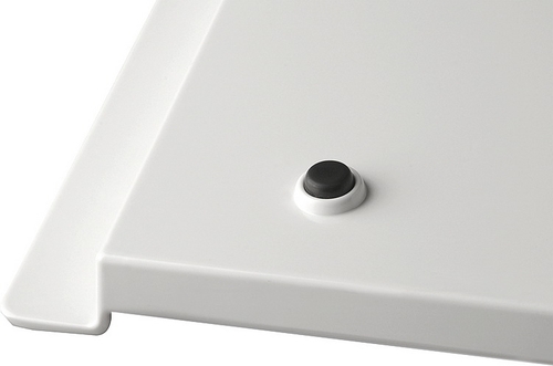 Tablett -BROTSTATION- 59,5 x 35,5 cm, H: 3,5 cm Melamin, weiß spülmaschinengeeignet stapelbar nicht mikrowellengeeignet