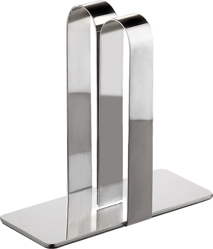 Tischkartenhalter 14 x 5,5 cm, H: 14 cm Edelstahl