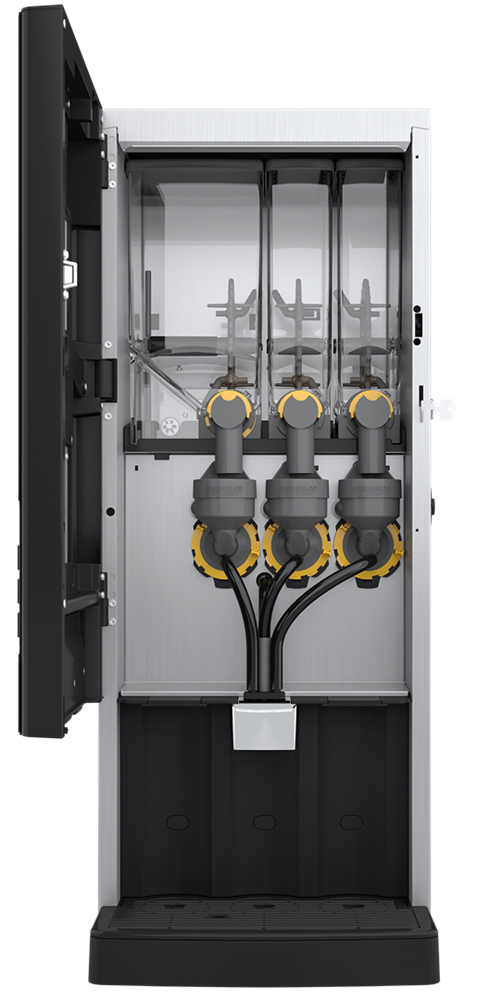 BONAMAT Instant Kaffeevollautomat Bolero Turbo 331 ,6 Heißgetränke, inkl. Heißwasser, 3 Behälter für Instantzutaten