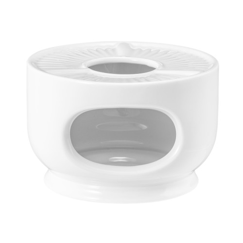 Seltmann Stövchen 1069 klein, Form: Blues, weiss