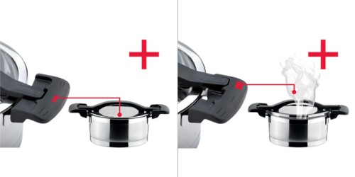 Topfset ULTIMA, 10-teilig Kunststoff, rostfreier Edelstahl, Glas Spülmaschinenfest