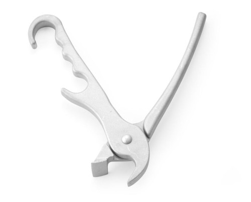 Pfannengreifer aus Aluminium, 200 mm, für alle Arten von Pizzapfannen geeignet