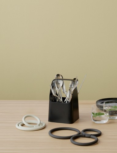 HANDY-BOX Aufbewahrungsbox schwarz, Maße: 280 x 180 x 140 mm