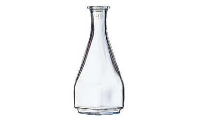 Karaffe CARAFON CARREÉ, Inhalt: 1,0 Liter, Höhe: 255 mm, Durchmesser: 120 mm, Füllstrich bei 1,0 Liter.