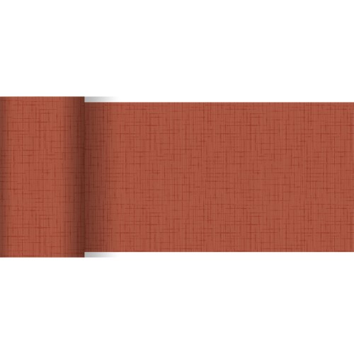 Duni Dunicel®-Tischläufer 0,15 x 20 m Linnea Earth Terra, 6 Stk/Krt (6 x 1 Stk)