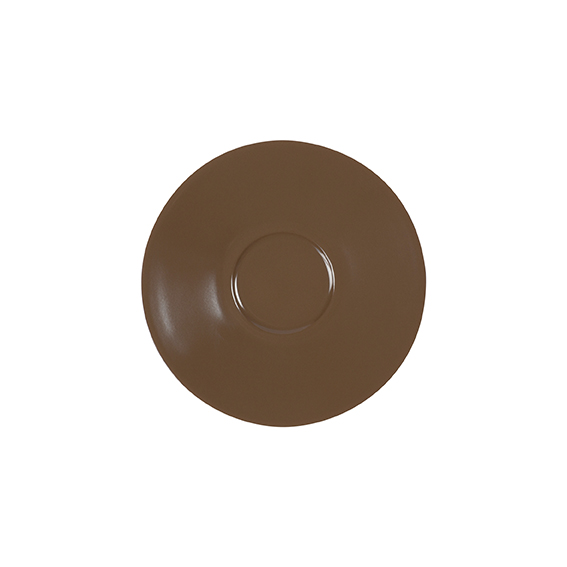 Untertasse 16 cm - Form: Table Selection - Dekor, 79921 nougat - aus Porzellan. Hersteller:, Eschenbach. "Made in Germany".