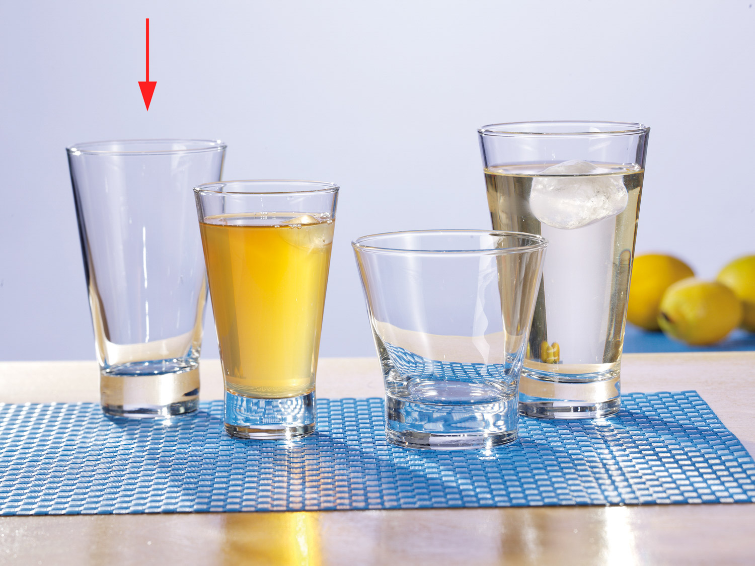 Saftglas SHETLAND, Inhalt: 0,35 Liter, Höhe: 138 mm, Durchmesser: 82 mm, Arcoroc.